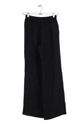Pantalon large Anine Bing Noir en Viscose, taille XS - Seconde Main