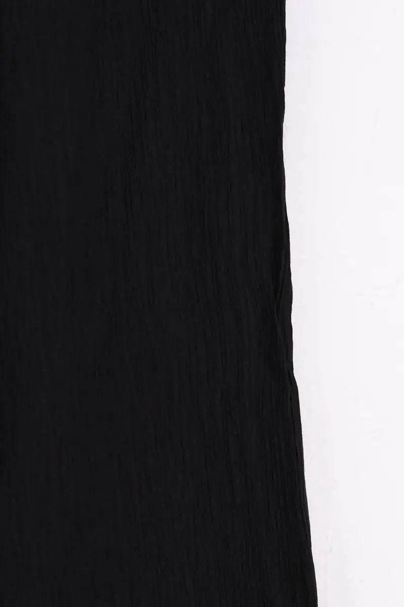 Pantalon large Anine Bing Noir en Viscose
