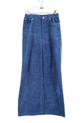 Pantalon large APC Bleu en Coton, taille XS - Seconde Main