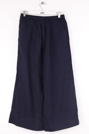 Pantalon large Arket Marine en Lin