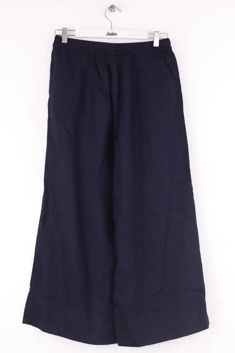 Pantalon large Arket Marine en Lin