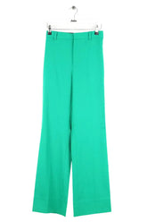 Pantalon large Balenciaga Vert en Laine, taille XS - Seconde Main