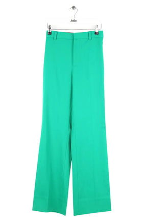 Pantalon large Balenciaga Vert en Laine, taille XS - Seconde Main