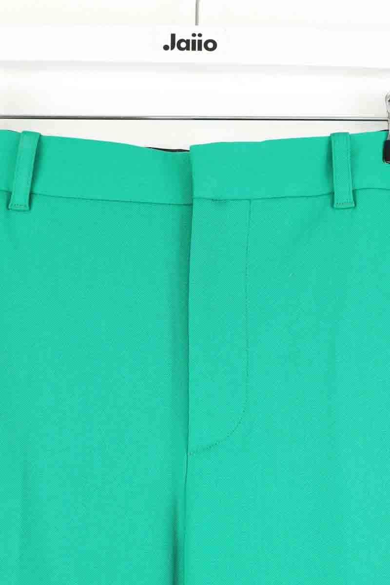 Pantalon large Balenciaga Vert en Laine