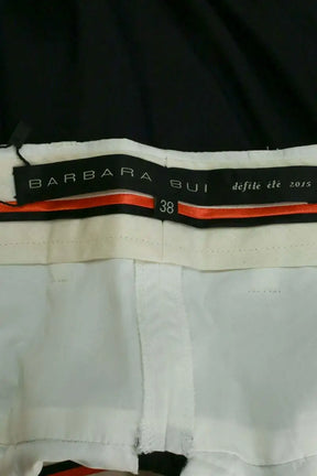 Pantalon large Barbara Bui défilé été 2015 Noir en Viscose