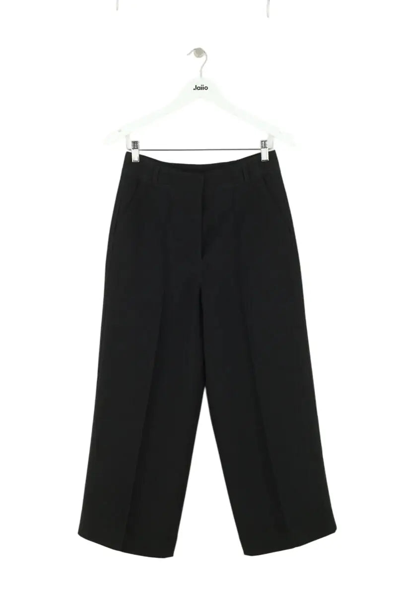 Pantalon large Barbara Bui Noir en Synthétique, taille M - Seconde Main