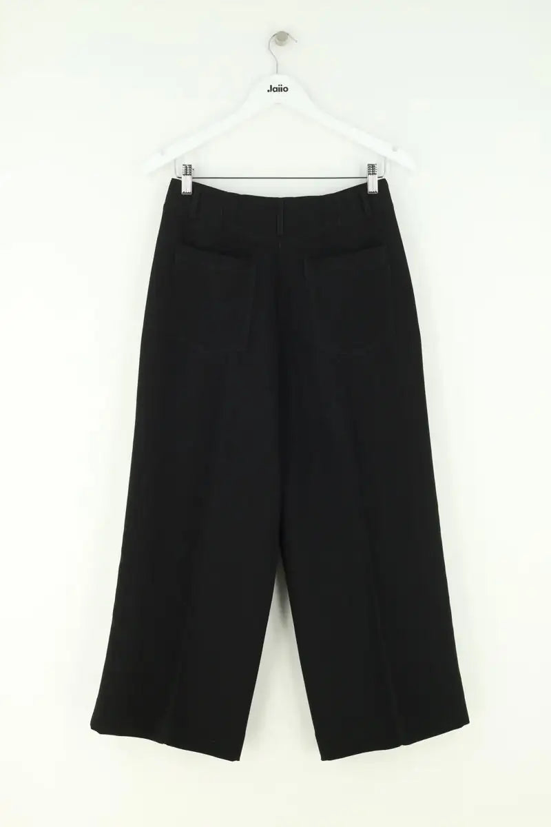 Pantalon large Barbara Bui Noir en Synthétique