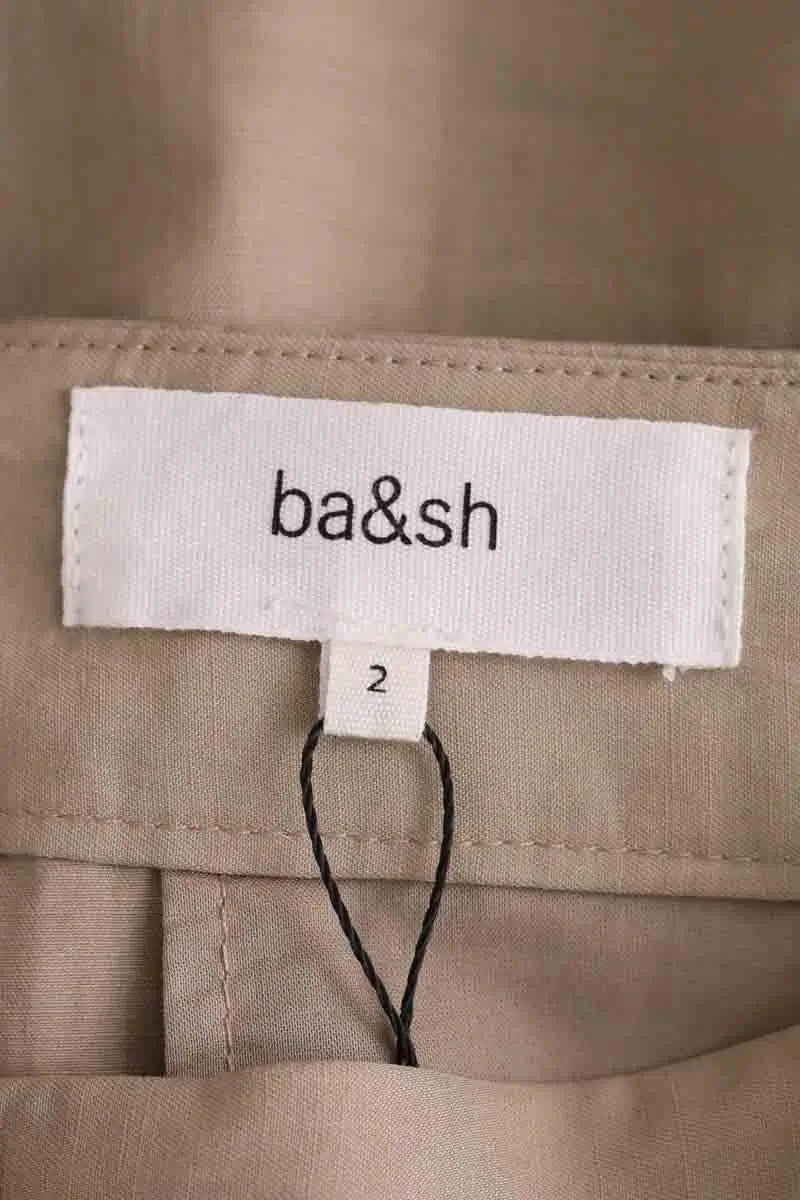 Pantalon large Ba&Sh Beige en Synthétique