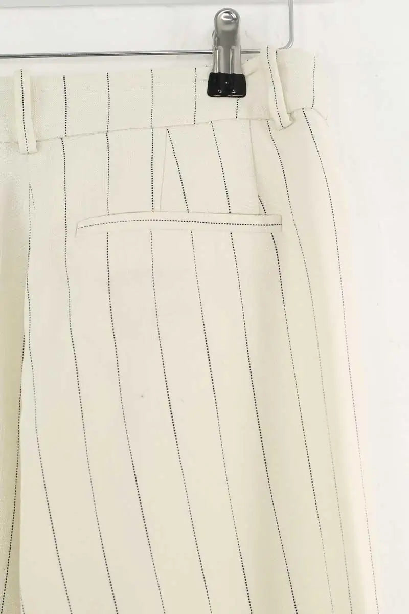 Pantalon large Ba&Sh Beige en Viscose