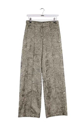 Pantalon large Ba&Sh Doré en Synthétique, taille XS - Seconde Main