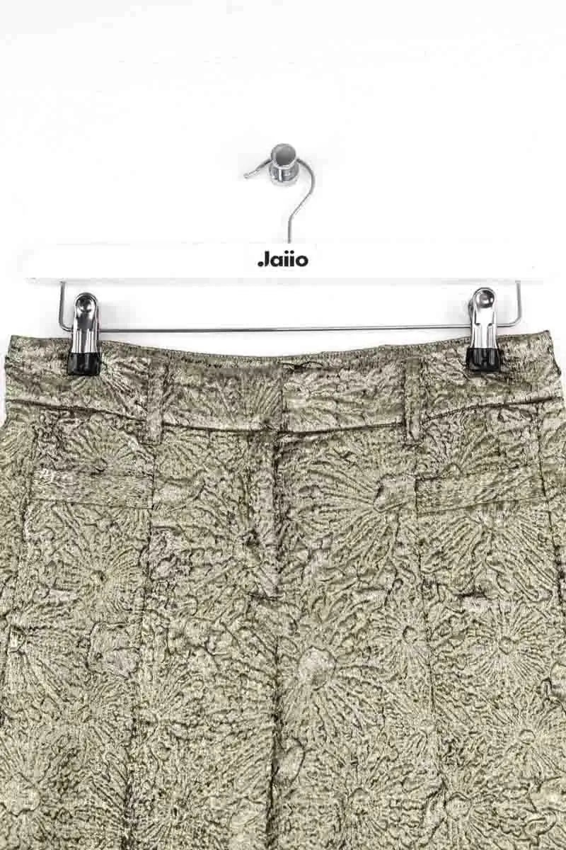 Pantalon large Ba&Sh Doré en Synthétique