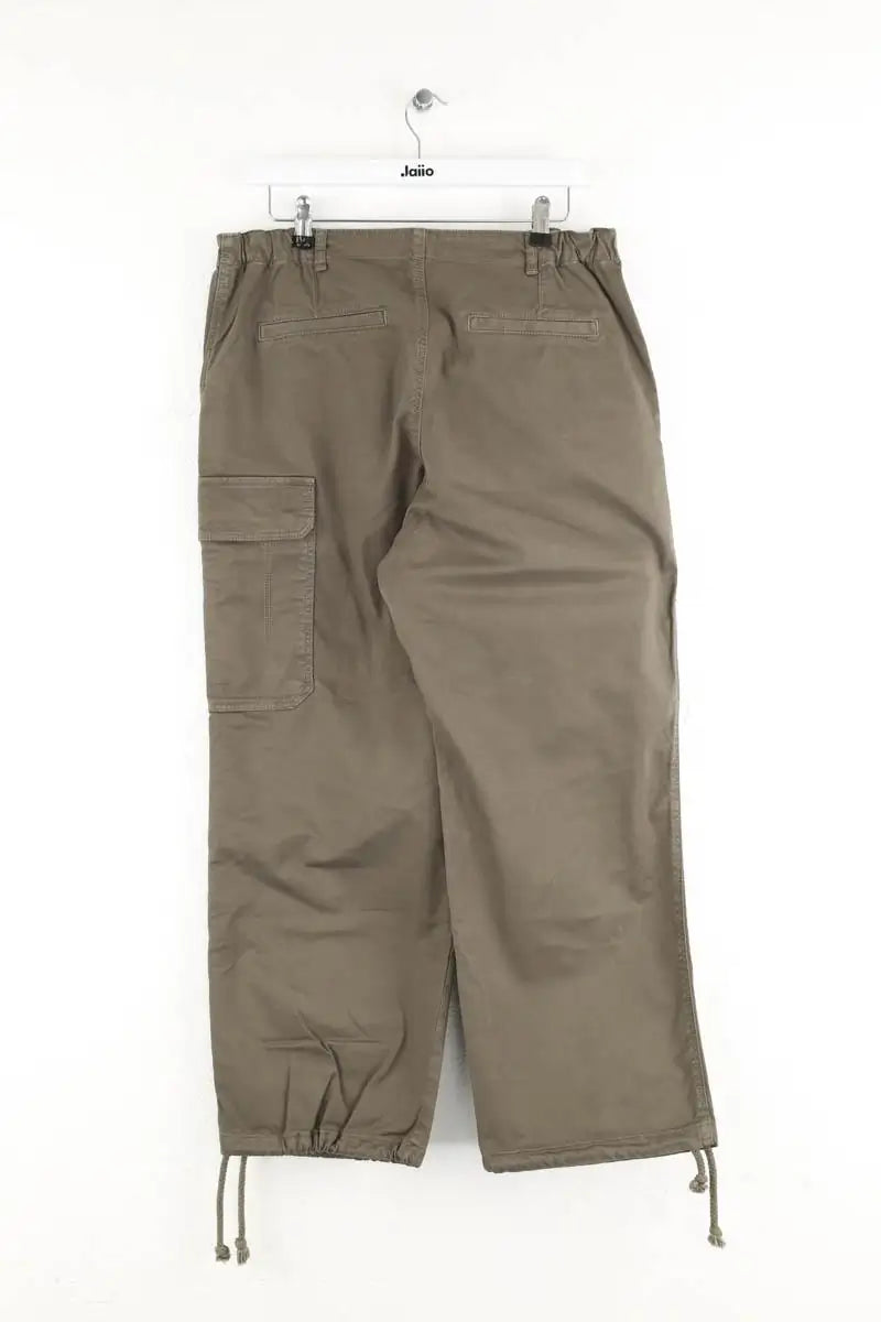 Pantalon large Ba&Sh Kaki en Coton