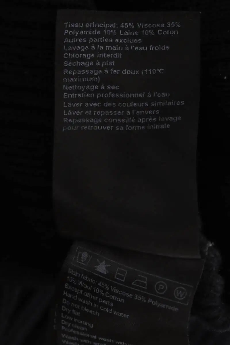 Pantalon large Ba&Sh Noir en Synthétique