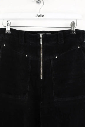 Pantalon large Ba&Sh Noir en Velours