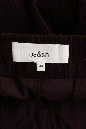 Pantalon large Ba&Sh Violet en Coton