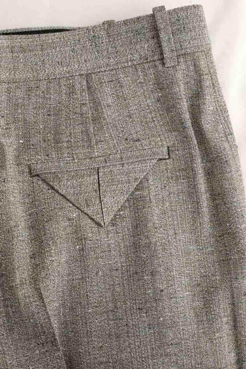 Pantalon large Bottega Veneta Gris en Viscose
