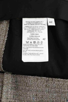 Pantalon large Bottega Veneta Gris en Viscose