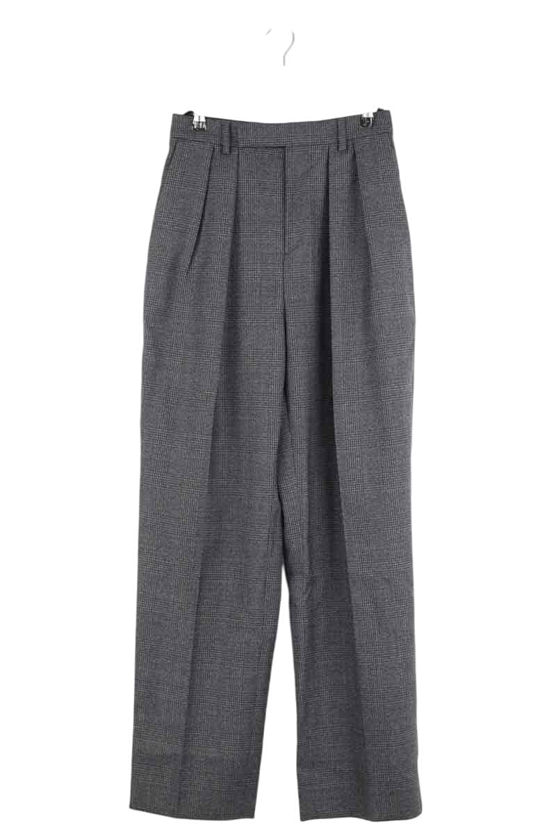 Pantalon large Celine Anthracite en Laine, taille M - Seconde Main