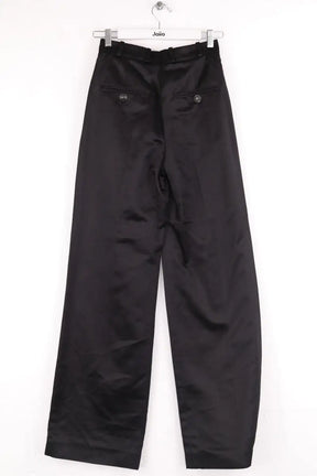 Pantalon large Chanel Noir en Soie