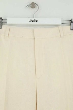 Pantalon large Chloé Ecru en Soie