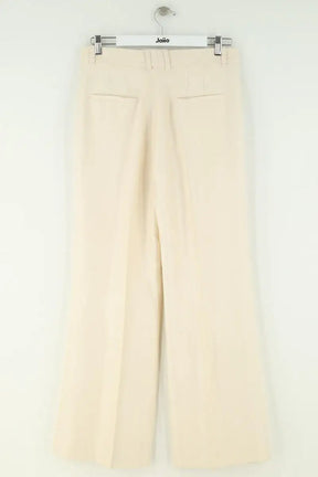 Pantalon large Chloé Ecru en Soie