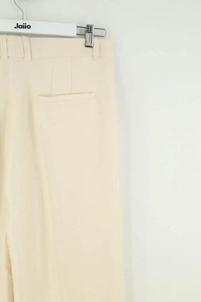 Pantalon large Chloé Ecru en Soie