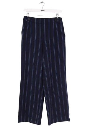 Pantalon large Claudie Pierlot Bleu en Synthétique, taille M - Seconde Main