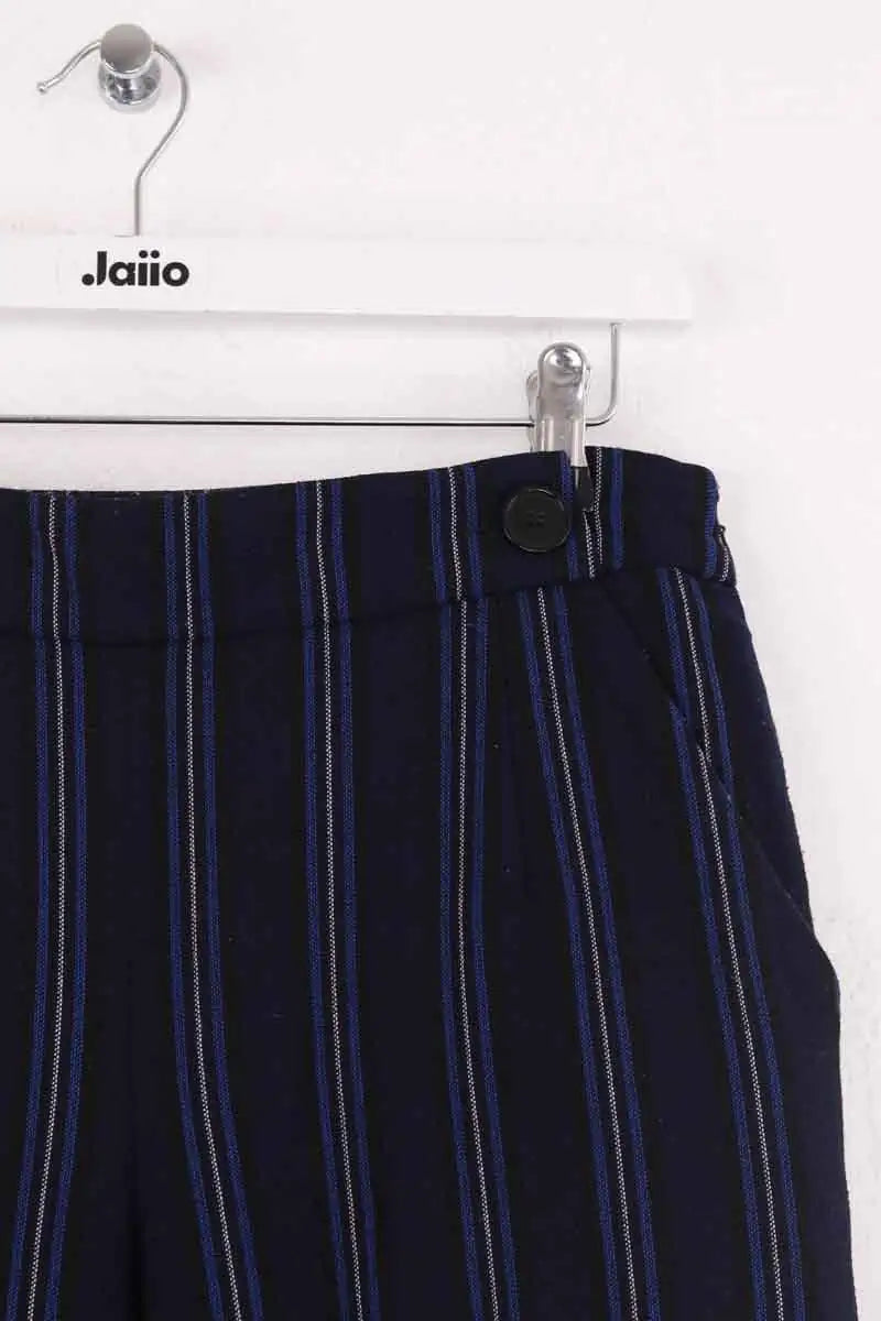 Pantalon large Claudie Pierlot Bleu en Synthétique