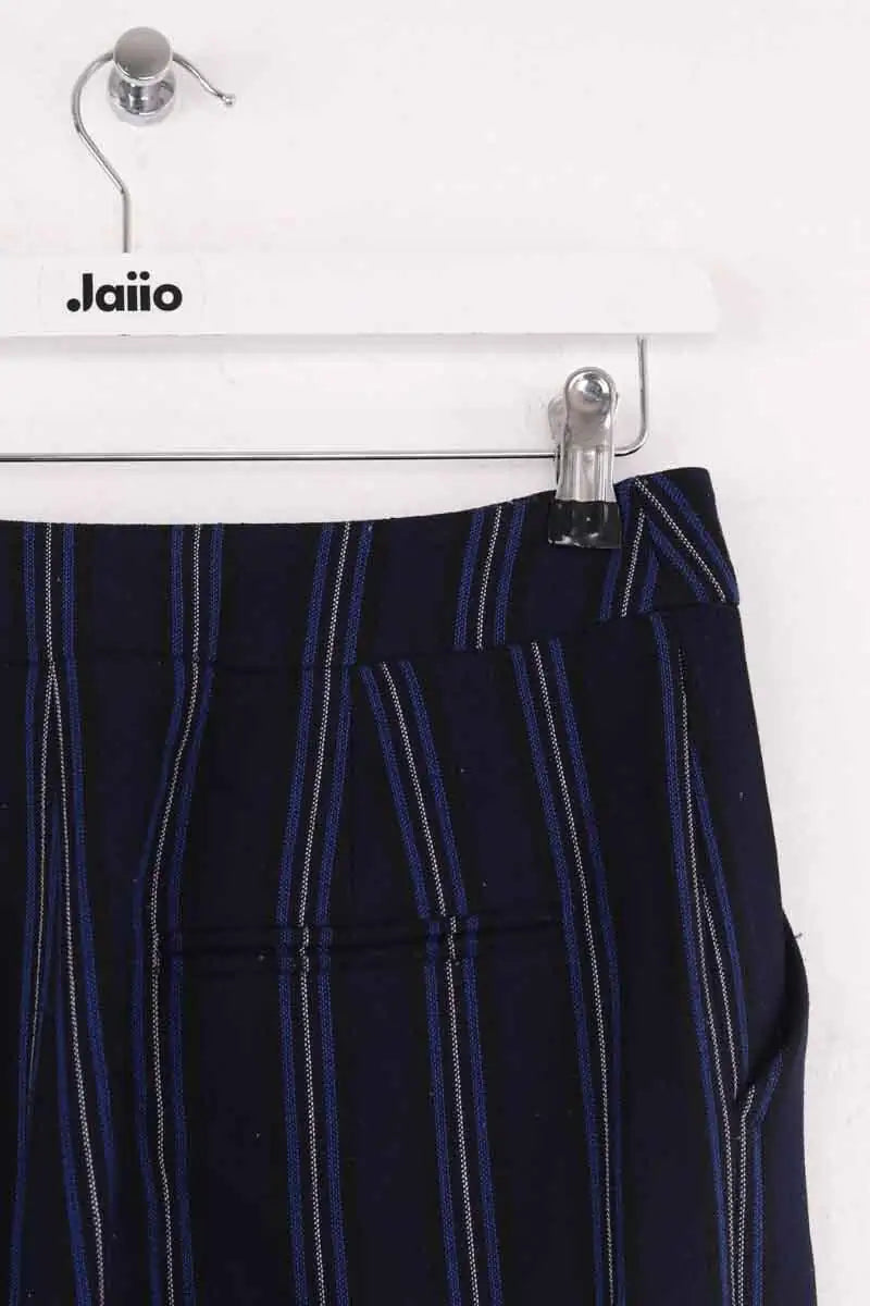 Pantalon large Claudie Pierlot Bleu en Synthétique