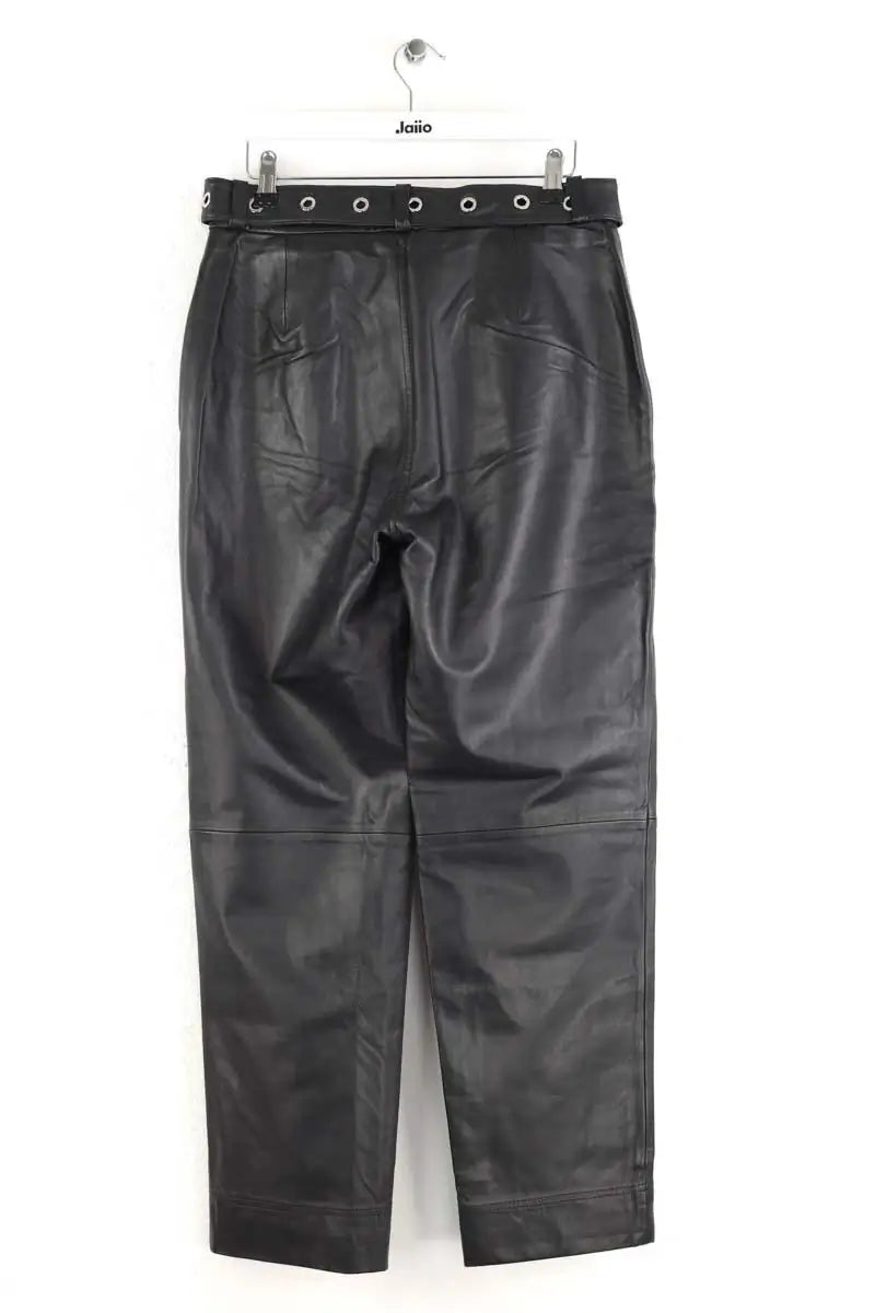 Pantalon large Claudie Pierlot Noir en Cuir