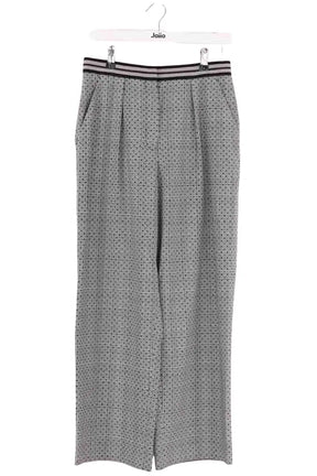 Pantalon large Claudie Pierlot Noir en Synthétique, taille M - Seconde Main