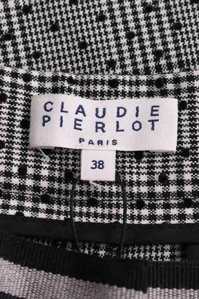 Pantalon large Claudie Pierlot Noir en Synthétique