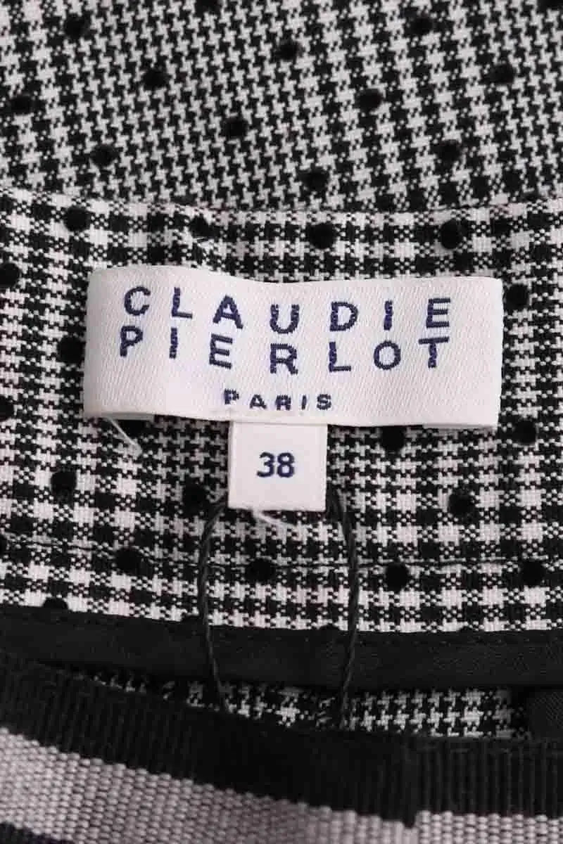 Pantalon large Claudie Pierlot Noir en Synthétique