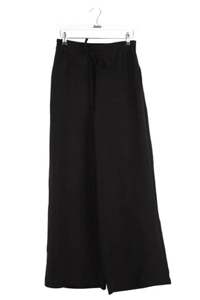 Pantalon large Claudie Pierlot Noir en Viscose, taille S - Seconde Main