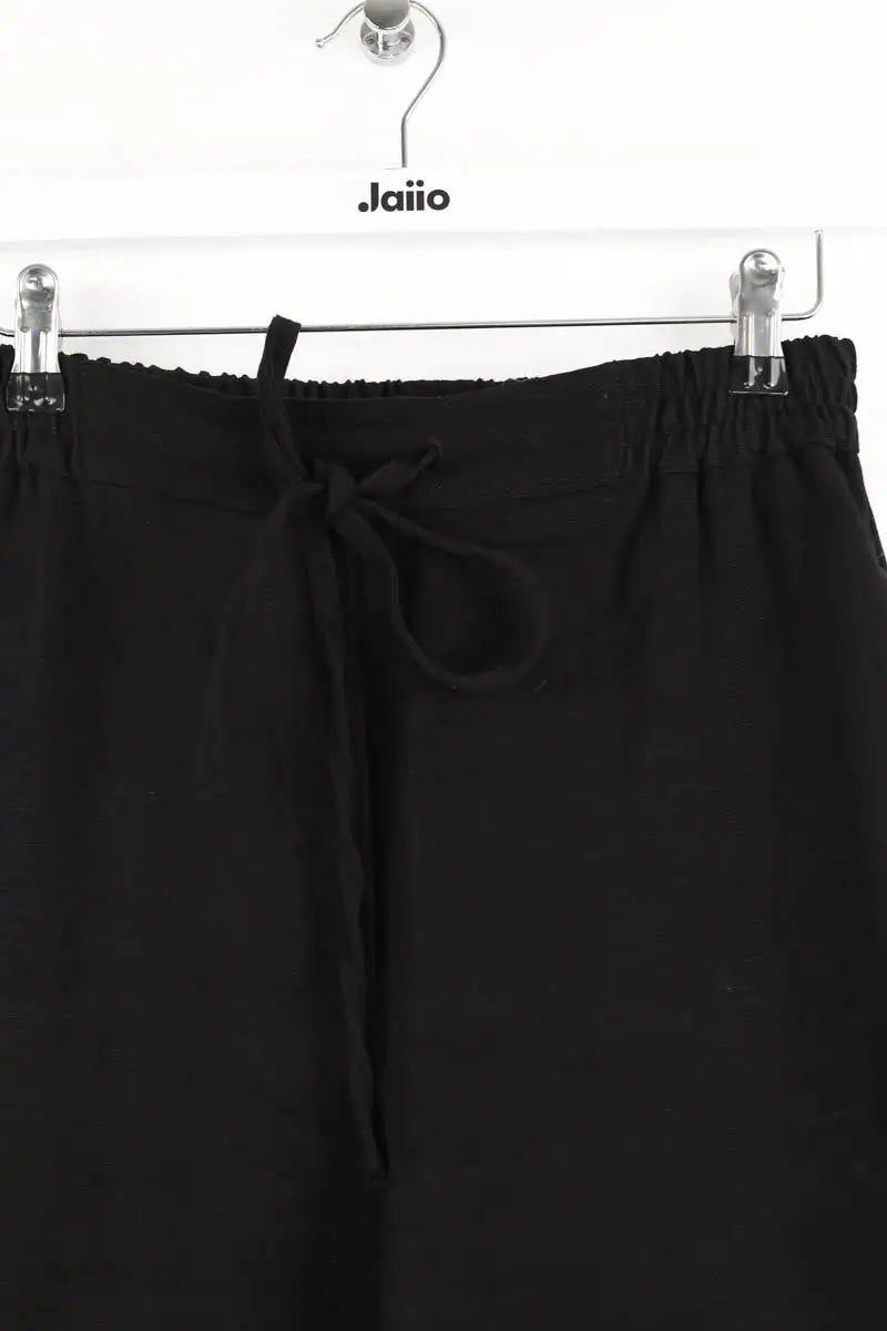 Pantalon large Claudie Pierlot Noir en Viscose