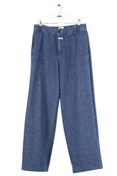 Pantalon large Closed Bleu en Coton, taille M - Seconde Main