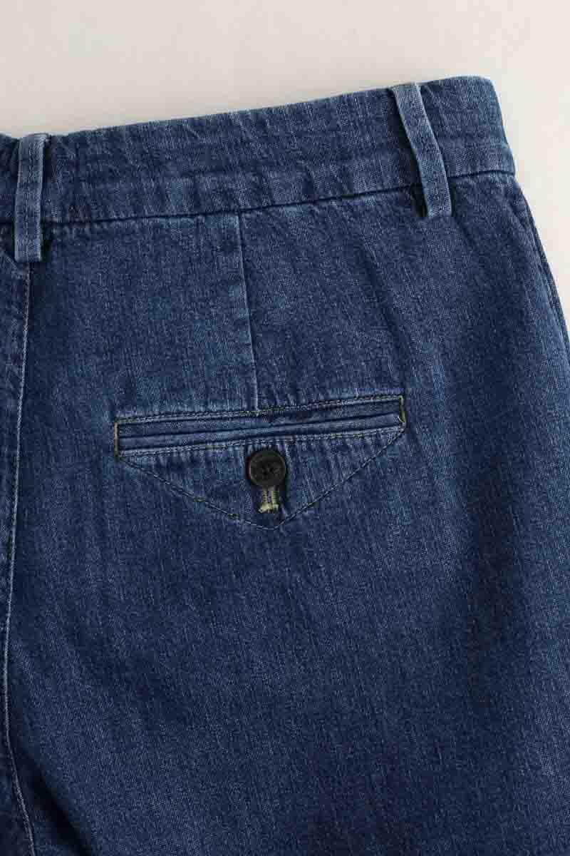 Pantalon large Closed Bleu en Coton