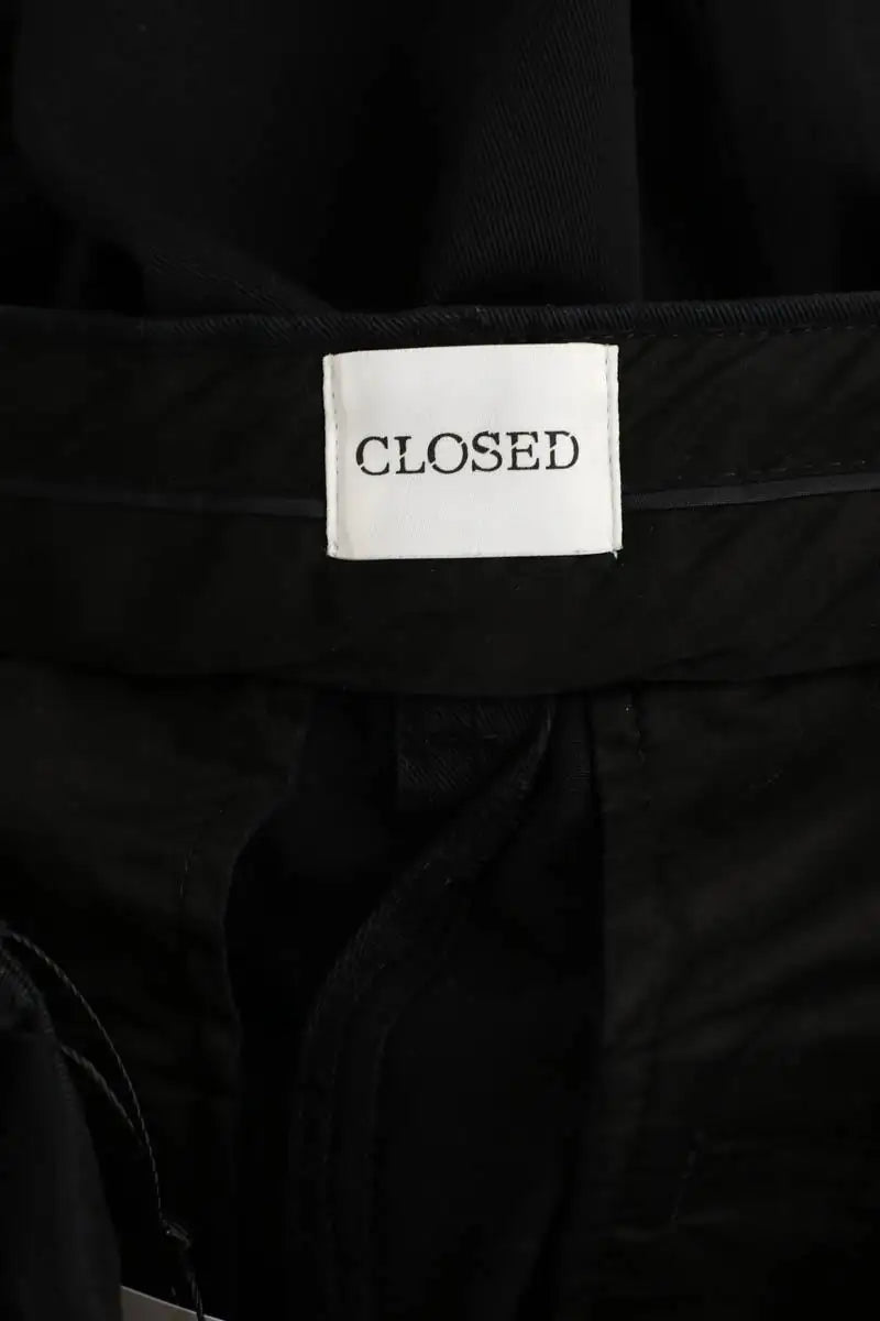 Pantalon large Closed Noir en Coton