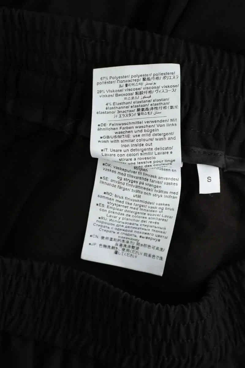 Pantalon large Closed Noir en Polyester