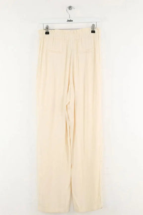 Pantalon large Des Petits Hauts Beige en Viscose