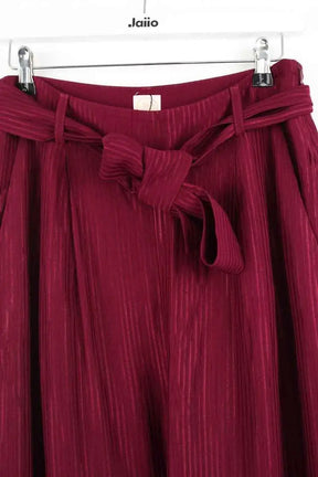 Pantalon large Des Petits Hauts Bordeaux en Viscose