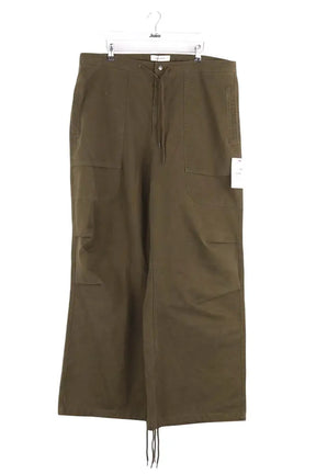 Pantalon large Entire studios Kaki en Coton, taille XL - Seconde Main