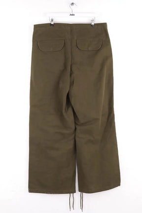 Pantalon large Entire studios Kaki en Coton