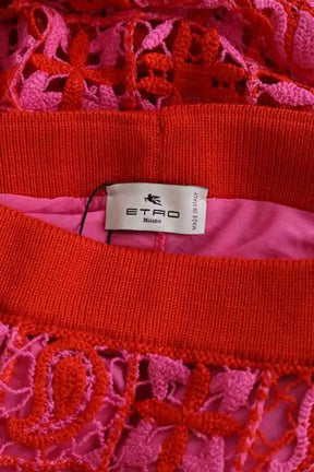 Pantalon large Etro Rose en Viscose