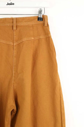 Pantalon large Forte_Forte Camel en Coton