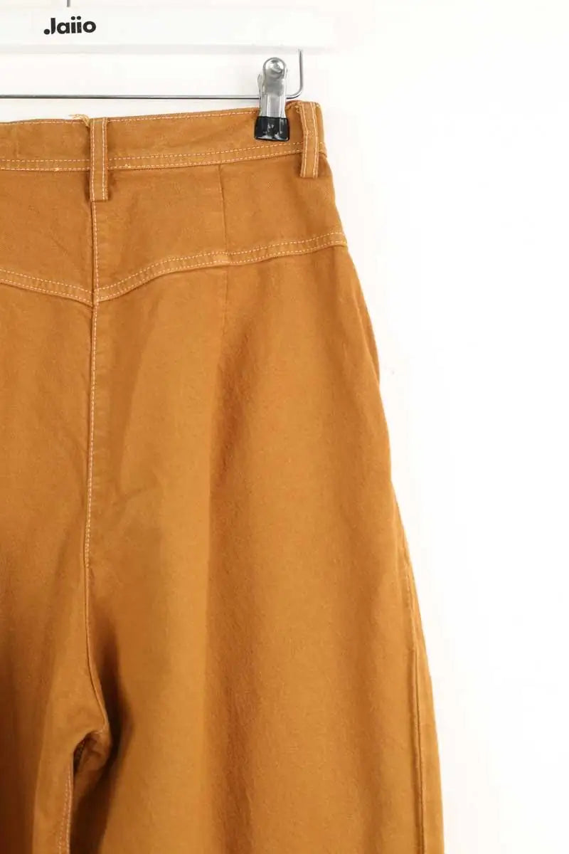 Pantalon large Forte_Forte Camel en Coton