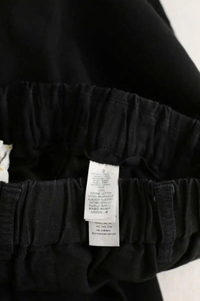 Pantalon large Forte_Forte Noir en Coton