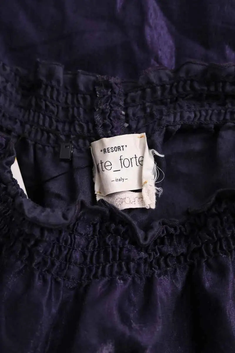 Pantalon large Forte_Forte Violet en Lin