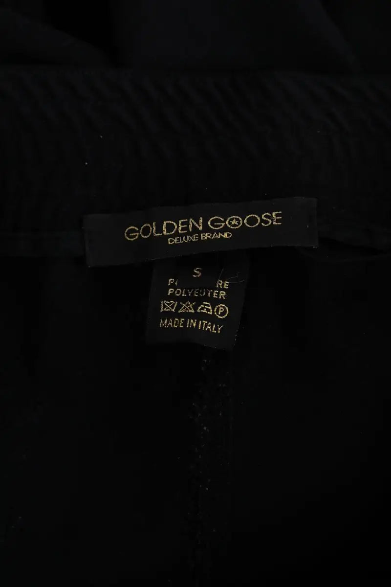 Pantalon large Golden Goose Noir en Synthétique