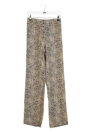 Pantalon large Heimstone Beige en Viscose, taille S - Seconde Main